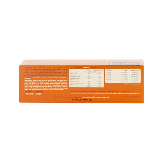 Siken Diet biscoitos laranja 15uds