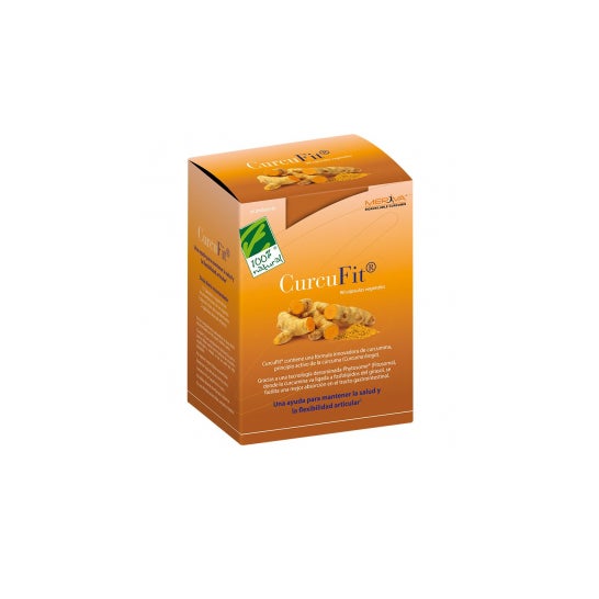 100% Natural CurcuFit 90 cápsulas