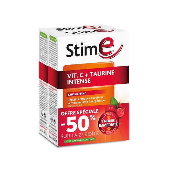 Nutreov Pack Stim E Vitamina C + Taurina Intense 2x30comp
