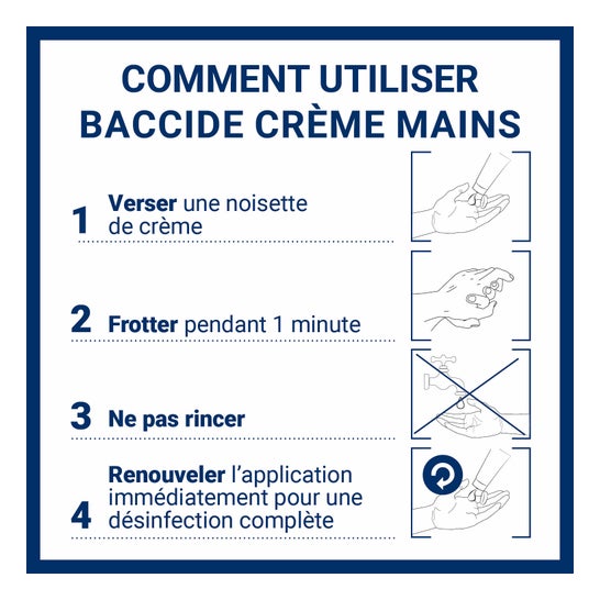 Baccide Creme Mãos Hidroalcoólico 50ml