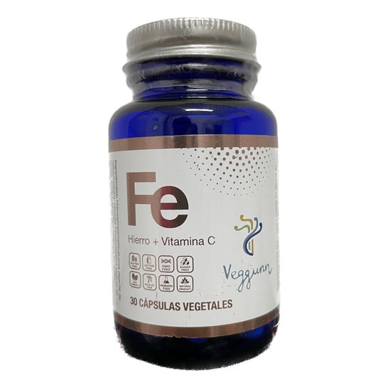 Veggunn Ferro + Vitamina C 30caps