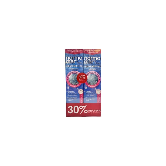 Normomar Spray Água Mar Isotónica Força Intensa 2x240 ml