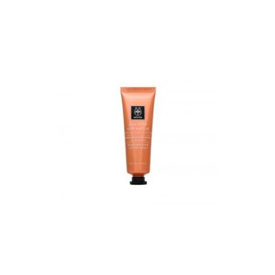 Apivita máscara esfoliante suave com 50ml de damasco