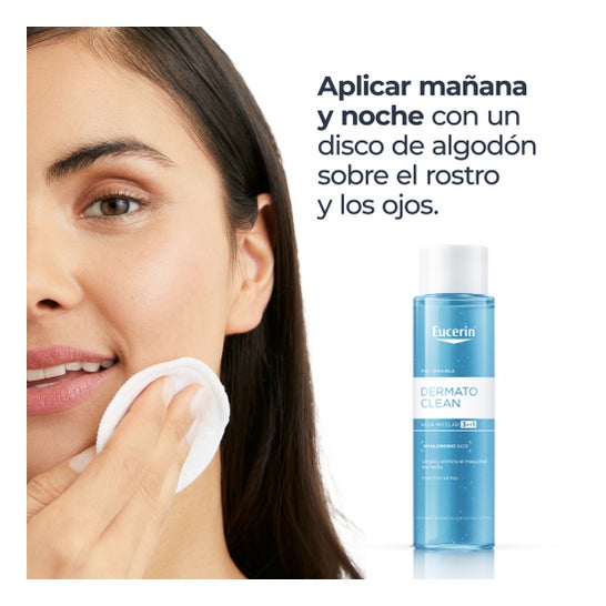 Eucerin Dermatoclean 3 em 1 Micellar 400 Ml limpo ao sol
