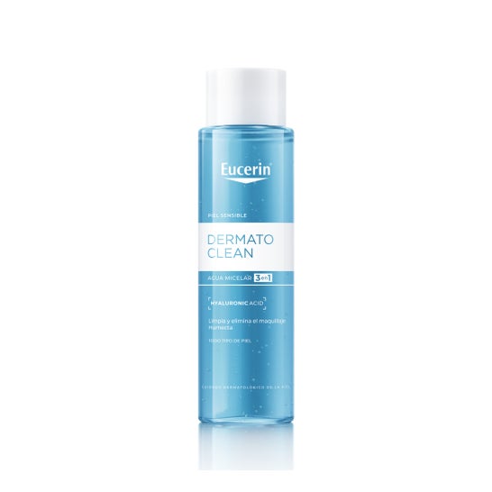 Eucerin Dermatoclean 3 em 1 Micellar 400 Ml limpo ao sol