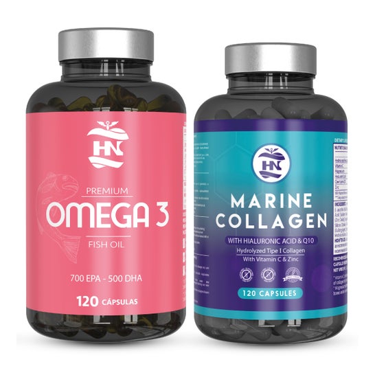 HN Pack Premium Omega 3 120 caps + Colagénio Marinho 120 caps