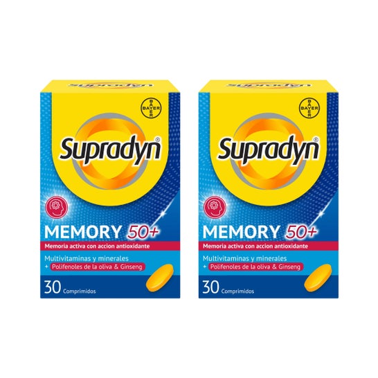Supradyn Memory 50+ 2x30 comprimidos