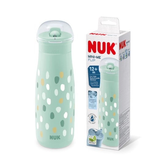 Nuk Mini-Me Flip Copo 12M+ Verde 450ml