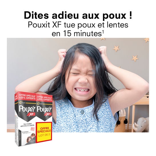 Pouxit XF Tratamento Anti-Polhos e Lêndeas 2x250ml