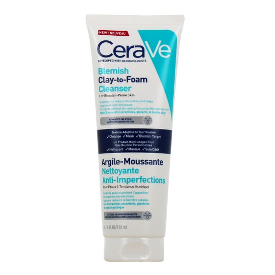Cerave Argila Espuma Limpeza Anti-Imperfeições 118 ml