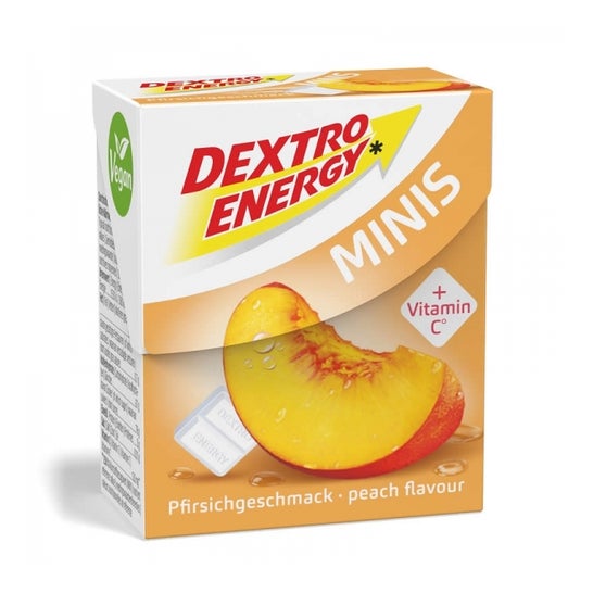 Dextro Energy Minis Pastillas Glucosa Melocotón 50g