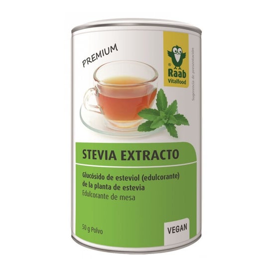 Raab Vitalfood Stevia Poudre 50g