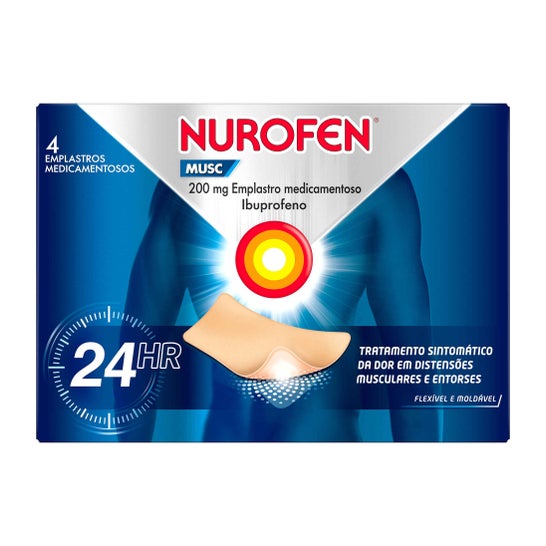 Nurofen Musc Emplastro Anti-Inflamatório 4 Unidades
