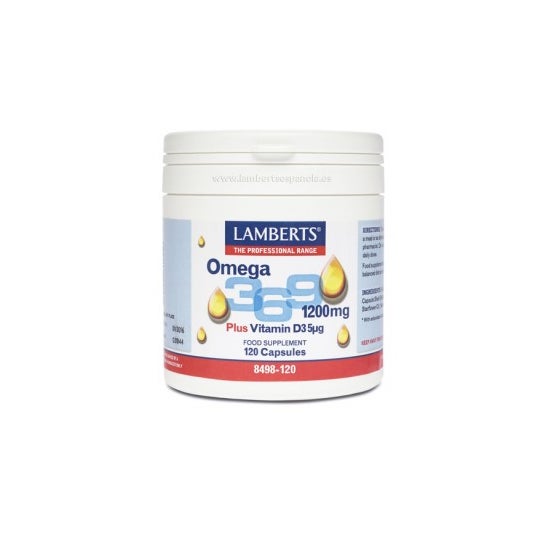 Lamberts Omega 3,6,9+ Vitamina D3 120caps