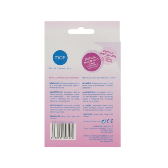 Palmilha de silicone Sindolor mini plantar 1ud