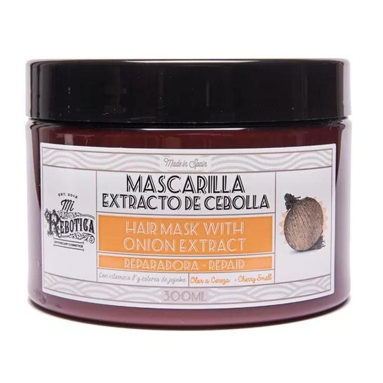 Minha máscara de cabelo de cebola Rebotica 300ml Minha máscara de cabelo de cebola Rebotica 300ml