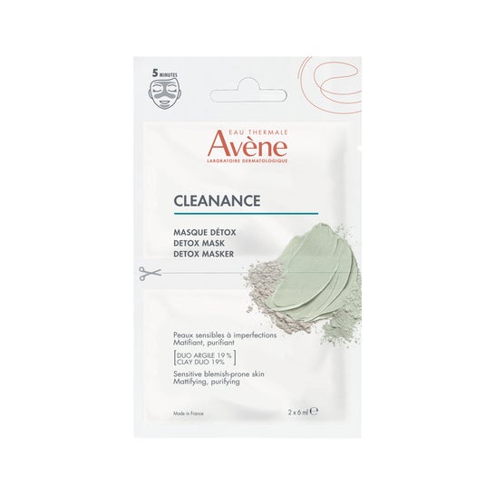 Avène Cleanance Máscara Detox 2x6ml