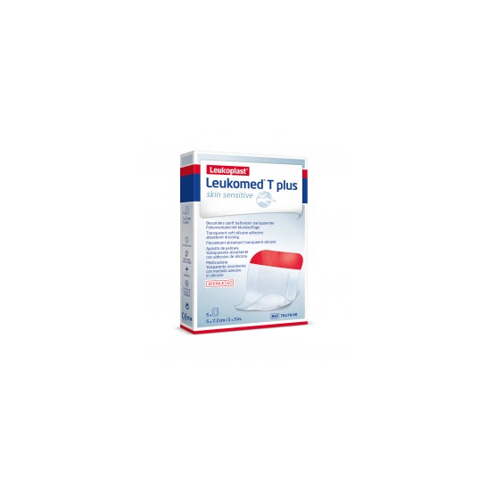 Leukomed T Plus Skin Sensitive 5x7,2cm 5 pcs
