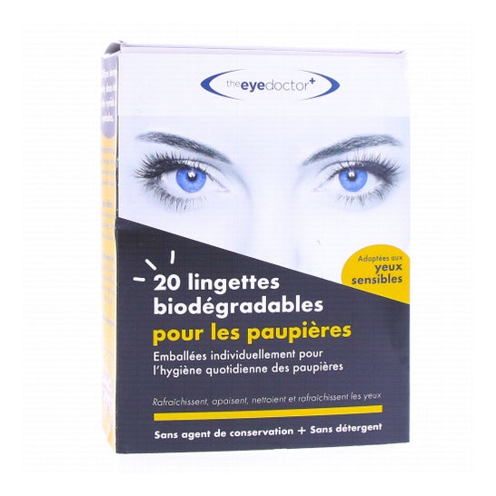 The Eye Doctor Toalhetes Biodegradáveis Pálpebras 20 Unidades