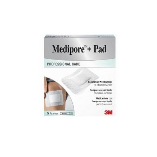 Medipore+Pad Med. 5X 7Cm 5Pz3M