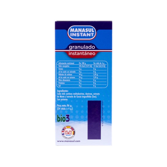 Bio3 Manasul Instantâneo 24 paus x 4g