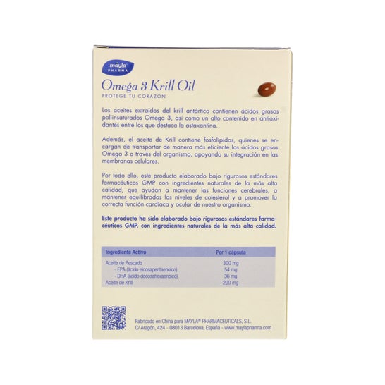 Mayla Omega-3 Krill Oil 30 cápsulas