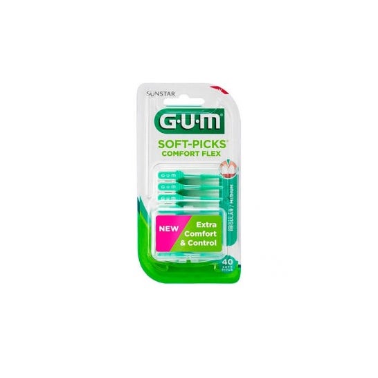 Gum Soft Picks Conforto Flex Flex Sticks Caixa de 40