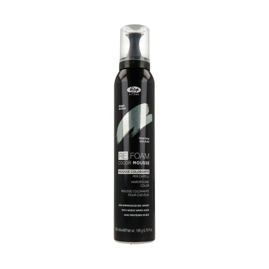Lisap Refoam Color Mousse 23 Steel Grey 200 ml