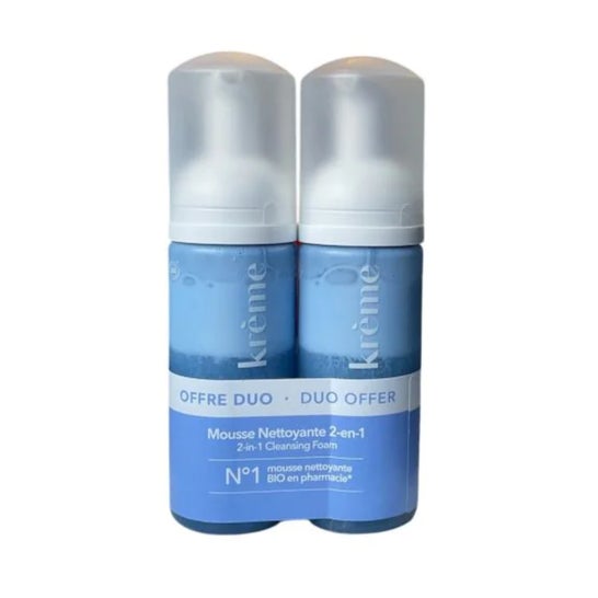 Krème Espuma de Limpeza 2 em 1 Duo 2x150 ml