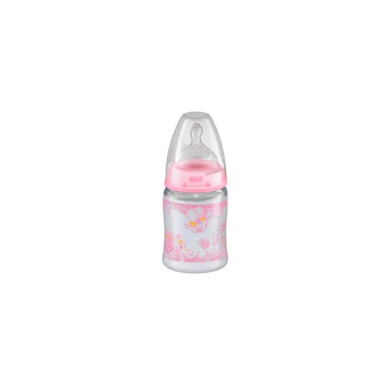 Nuk mamadeira Rose mamilo silicone tamanho 1 buraco m 150ml