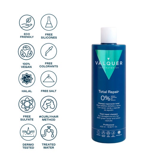Shampoo Valquer Total Repair 400ml