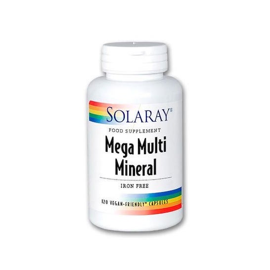 Solaray Mega Multi Mineral 120caps Sol