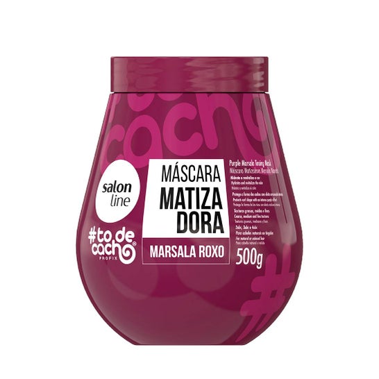 Salon Line #Todecacho Máscara Matizadora Marsala Roxo 500g