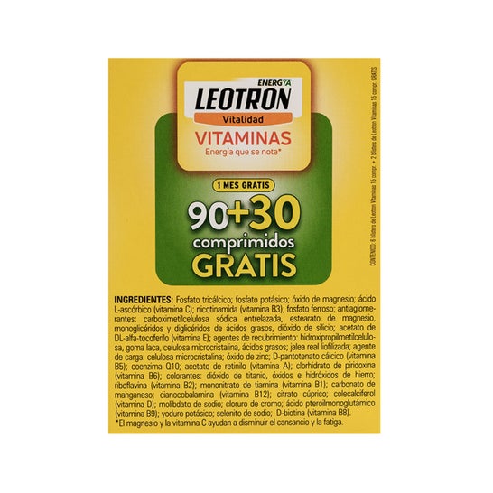 Vitaminas de Leotron 90comp + 30comp