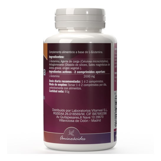Naturbite L.Glutamina 1000mg 60caps