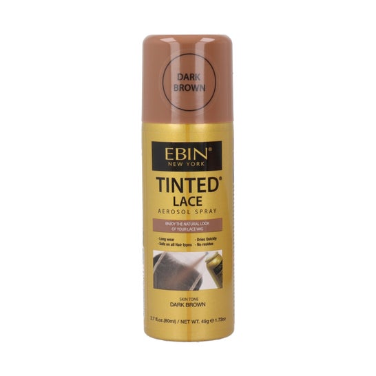 Ebin New York Tinted Lace Spray Dark Brown 80ml