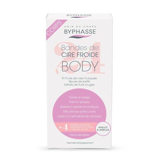 Byphasse Waxing Strips Cold English e Exilas 4uts