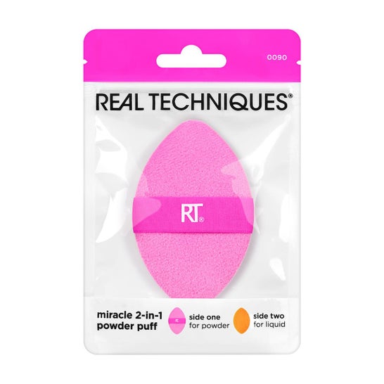 Real Techniques Esponja Miracle 2 in 1 Powder Puff 1 Unidade