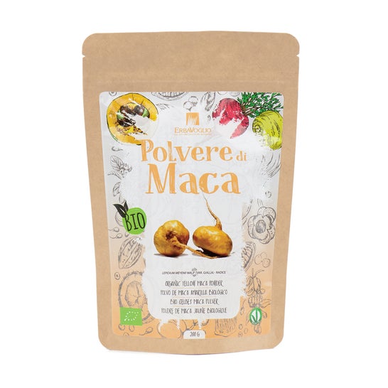 Erbavoglio Suplemento de Maca en polvo Bio 200g