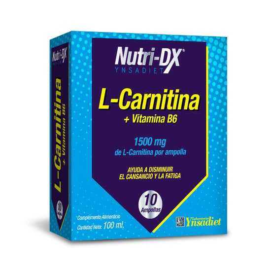 Nutri-DX L-Carnitina + vitamina B6 10 Ampolas