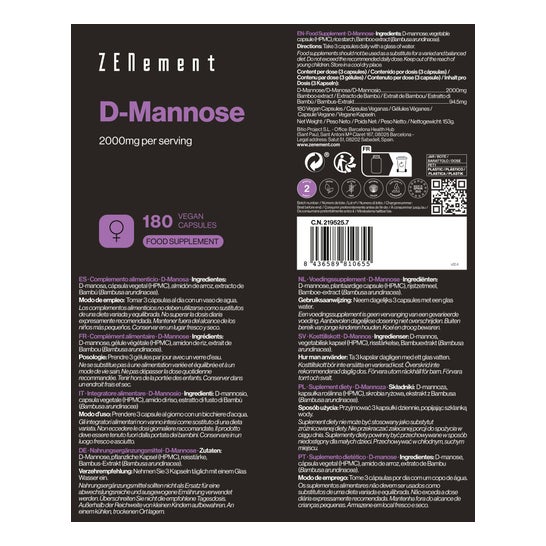 Zenement D-Manosa 180caps