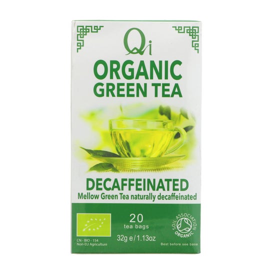 Qi Org Decaffeinated Green Tea 25 Saquetas