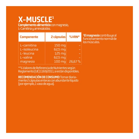 Splmnt X-Muscle 60 cápsulas