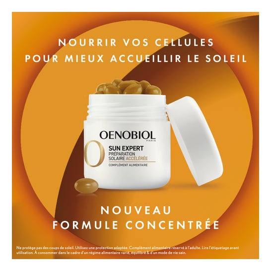 Oenobiol Sun Expert Preparação Solar Acelerada 15caps