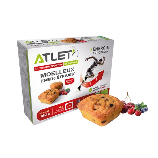 Atlet Soft Energy Red Fruits Organic 4x40g