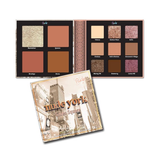 Rude Cosmetics Nude York Face Eye Paleta de Sombras 25,3 g