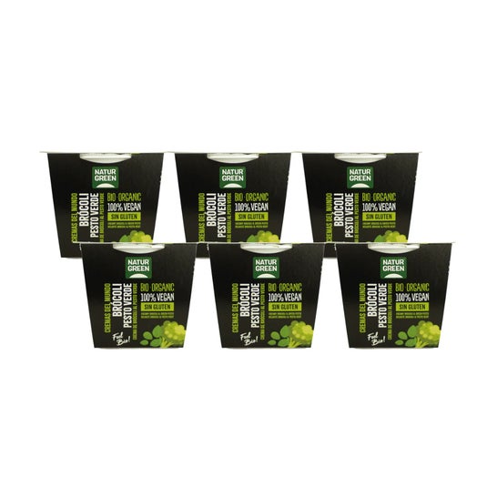 NaturGreen Pack Creme de Brócolos com Pesto Verde Bio 6x310g