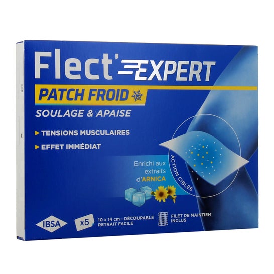 Flect'Expert Patch Frio Arnica Ação Direcionada 5 Unidades