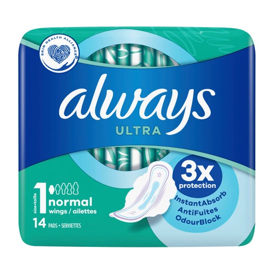 Sempre Toallitas Ultra Normal 14 nós
