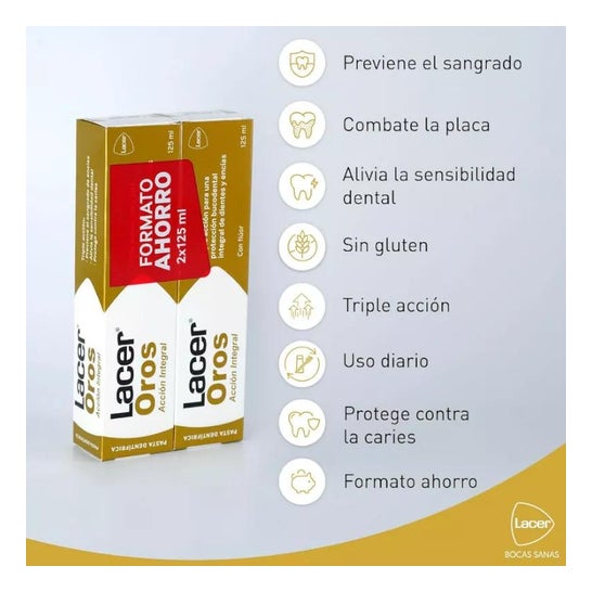 Lacer Oros Acção Integral 2x125ml Lacer Oros Acção Integral 2x125ml